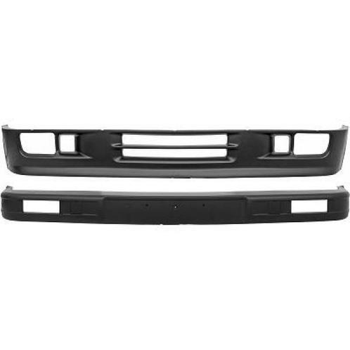 Voorbumper BMW E30 82-94 Zwart Sport Look 2-Delig, Auto-onderdelen, Carrosserie en Plaatwerk, Ophalen of Verzenden