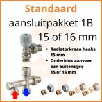 Eco 4 Standaard aansluitpakket 1B (Aansluitsetten (tip!)), Doe-het-zelf en Verbouw, Ophalen of Verzenden, Nieuw, Radiator, Hoog rendement (Hr)