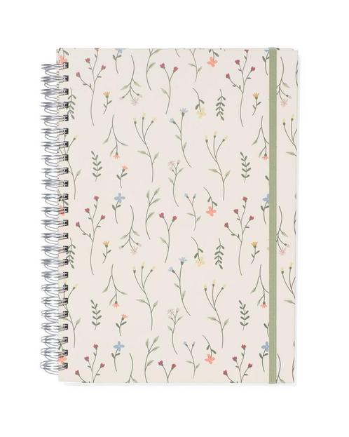 HEMA Fotoboek plakboek met spiraal 32.5x23 bloemen, Audio, Tv en Foto, Fotografie | Fotostudio en Toebehoren, Nieuw, Verzenden
