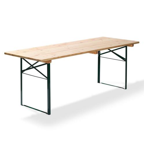 Biertafel groen hout | 2200x700x780(h)mm VEBA, Zakelijke goederen, Horeca | Keukenapparatuur, Nieuw in verpakking, Verzenden