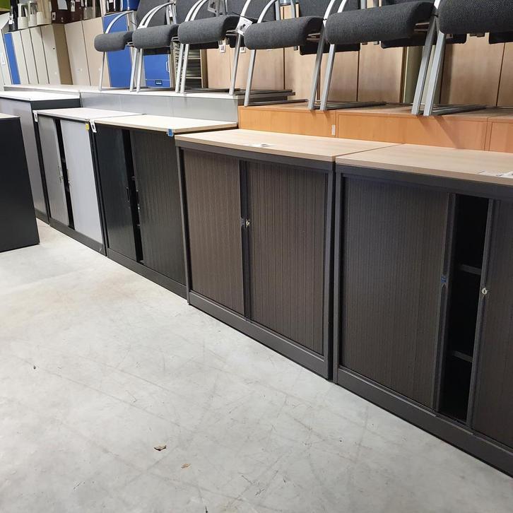 Ruime keuze uit half hoge roldeurkasten diverse merken, Huis en Inrichting, Kasten | Roldeurkasten en Archiefkasten, Gebruikt