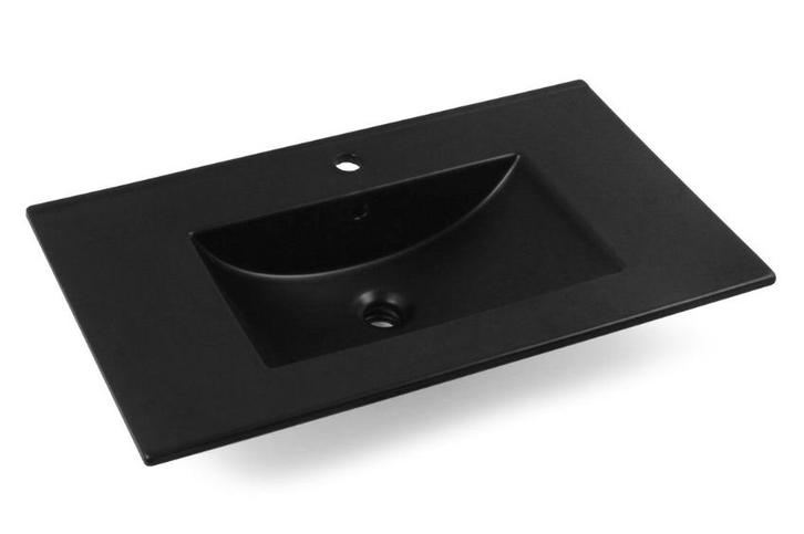 SALE - Nordan 100 - Mat zwart - Wastafel -  -  -  -, Doe-het-zelf en Verbouw, Sanitair, Nieuw, Ophalen of Verzenden