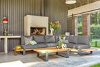 SUNS Nardo hoek loungeset 3 delig groot light anthracite, Tuin en Terras, Tuinsets en Loungesets, Ophalen of Verzenden, Nieuw