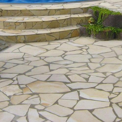 mediterraanse flagstones natuursteen / SCHERPSTE PRIJZEN NL, Tuin en Terras, Tegels en Klinkers, Terrastegels, Nieuw, Natuursteen
