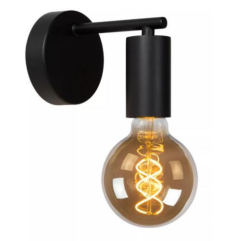 Zwarte wandlamp Leanne, metaal, Huis en Inrichting, Lampen | Wandlampen, Nieuw, Metaal, Ophalen of Verzenden