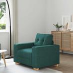 vidaXL Sofastoel Donkergroen 60 cm Stof, Huis en Inrichting, Verzenden, Nieuw, Stof