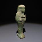 Oud-Egyptisch Faience Ushebti. Late Periode 664-332 v.Chr. 8