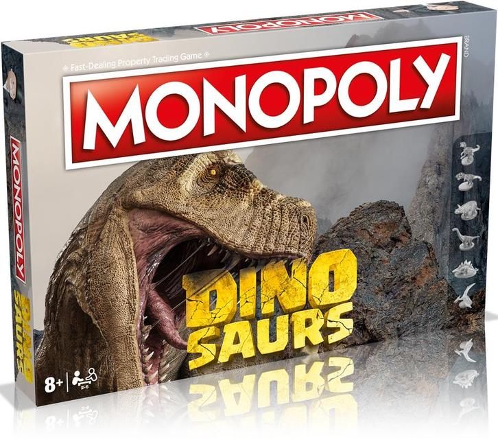 Monopoly Dinosaurs | Winning Moves - Gezelschapsspellen, Hobby en Vrije tijd, Gezelschapsspellen | Bordspellen, Nieuw, Verzenden