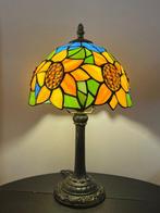 Buffet tafellamp - Glas-in-lood, Antiek en Kunst