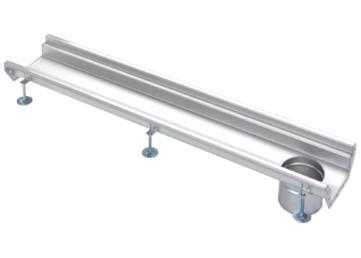 RVS | gootdeel | afm. 1500 x 200 mm |  incl. uitlaat |  Ø.., Zakelijke goederen, Horeca | Meubilair en Inrichting, Verzenden