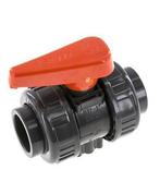 PVC 2-weg Kogelkraan Dubbele Wartel 32 mm Sok FKM, Doe-het-zelf en Verbouw, Overige Doe-het-zelf en Verbouw, Verzenden, Nieuw