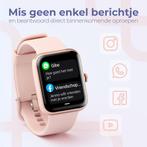 Lunis Smartwatch Dames & Heren Rosé Goud / Roze - Apple &, Verzenden, Nieuw