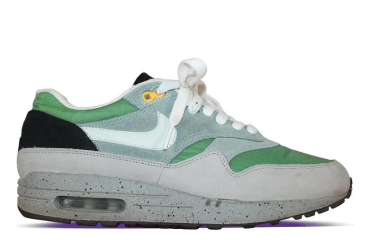 SALE! Nike Air Max 1 Skulls Pack Green (2006) • 44, Kleding | Heren, Schoenen, Sneakers of Gympen, Ophalen of Verzenden