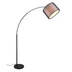 Antraciete booglamp modern, Mirle, Huis en Inrichting, Lampen | Vloerlampen, Nieuw, Modern, 150 tot 200 cm, Stof