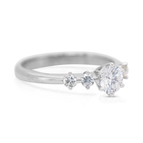 Ring - 18 karaat Witgoud - 1.10ct. tw. Diamant (Natuurlijk), Sieraden, Tassen en Uiterlijk, Ringen