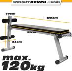 ScSPORTS® Halterbank, inklapbaar, verstelbaar, plat/negatief, Verzenden, Nieuw