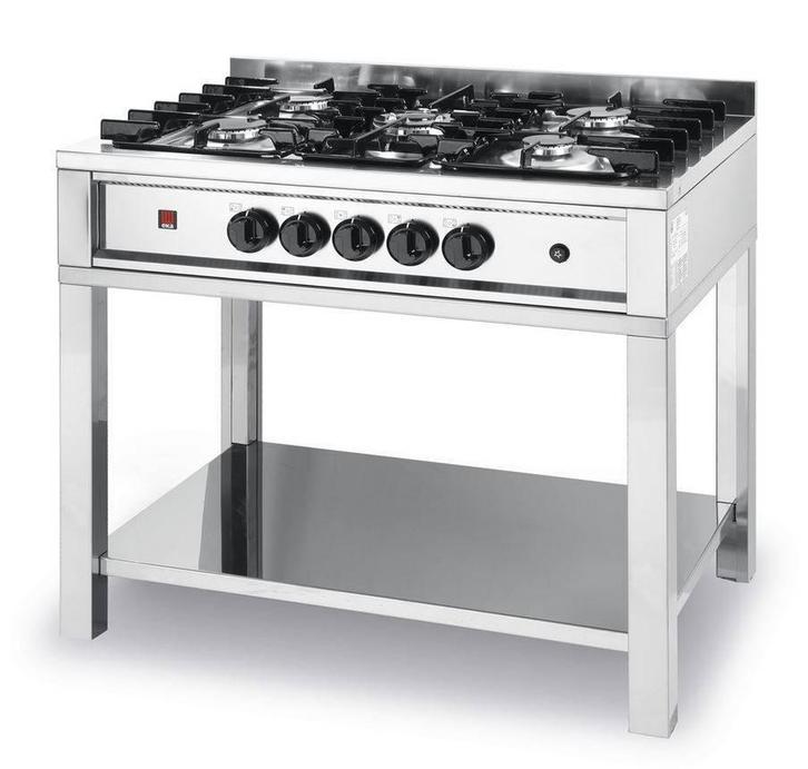 Hendi Gaskooktafel | 5 Branders, Zakelijke goederen, Horeca | Keukenapparatuur, Verzenden
