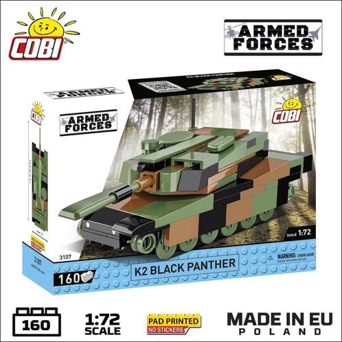 COBI 3107 K2 Black Panther (Leger bouwsets, Modelbouwsets), Kinderen en Baby's, Speelgoed | Bouwstenen, Nieuw, Verzenden