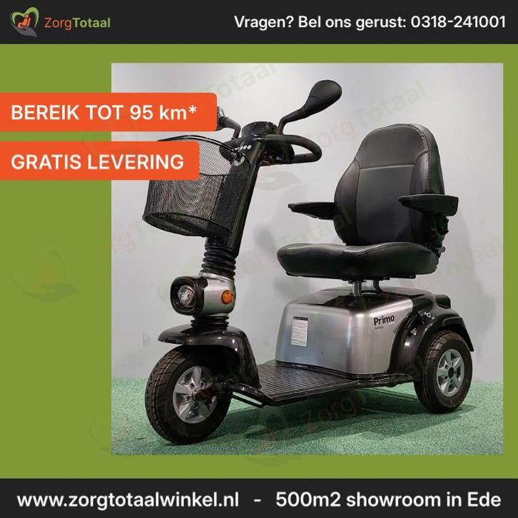 Scootmobiel - Life en Mobility Primo 3-wiel | Incl garanti.., Diversen, Brommobielen en Scootmobielen, Gebruikt, Life and Mobility