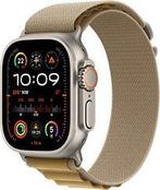 Apple Watch Ultra 2 49 mm titanium kast naturel op, Verzenden, Gebruikt
