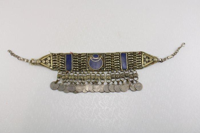 Kuchi Lapis Lazuli Choker Necklace - Afghanistan (Zonder, Antiek en Kunst, Kunst | Niet-Westerse kunst
