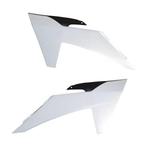 Racetech Radiator Kappen Wit / Zwart  ( OEM 2023 ) KTM SX 12, Motoren, Verzenden, Nieuw