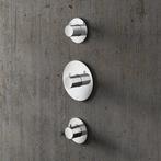 Hotbath Cobber inbouw thermostaat met 2 stopkranen chroom, Doe-het-zelf en Verbouw, Sanitair, Ophalen of Verzenden, Nieuw, Chroom