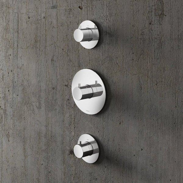 Hotbath Cobber inbouw thermostaat met 2 stopkranen chroom, Doe-het-zelf en Verbouw, Sanitair, Overige typen, Nieuw, Chroom, Ophalen of Verzenden