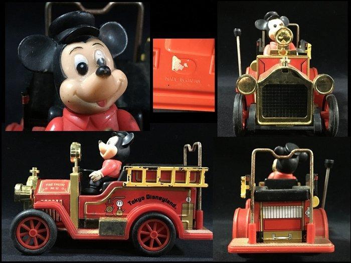 Tokyo Disneyland – Mickey Mouse Fire Engine Vintage Toy –, Verzamelen, Disney
