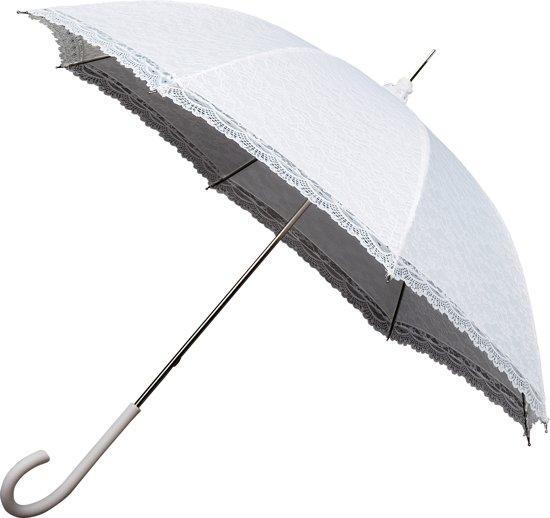 Falcone Bruidsparaplu Retro Romantic - Wit, Tuin en Terras, Partytenten, Verzenden