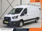 Ford Transit 105pk L2H2 Navi Camera V+A Trekhaak Airco Cruis, Auto's, Wit, Nieuw, Transit, Lease