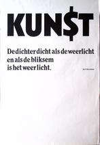 Poster over Poëzie van Bert Schierbeek (lijst optie), Verzenden, Nieuw, Overige onderwerpen, Met lijst