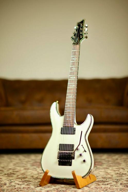Schecter Hellraiser C-7 FR | Gloss White, Muziek en Instrumenten, Snaarinstrumenten | Gitaren | Elektrisch