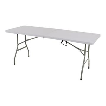 Inklapbare buffettafel 180 cm wit kunststof tafelblad