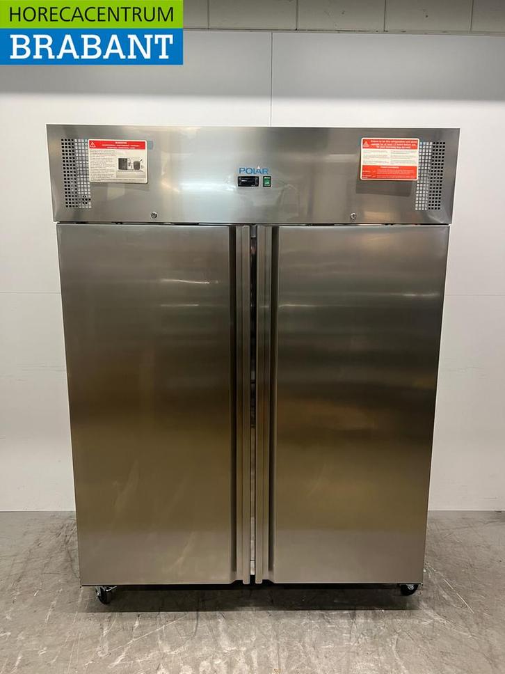 RVS Polar U635 Dubbeldeurs 2-deurs Vriezer Vrieskast 1300, Zakelijke goederen, Horeca | Keukenapparatuur, Nieuw zonder verpakking