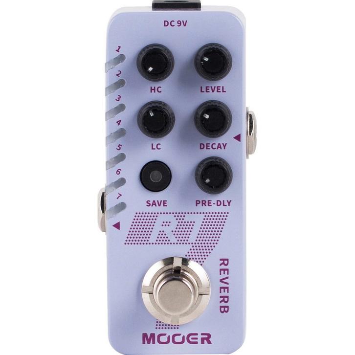 Mooer R7 Reverb compact effectpedaal met 7 soorten reverb, Muziek en Instrumenten, Versterkers | Bas en Gitaar, Verzenden