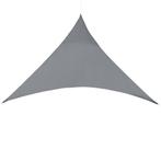 Schaduwdoek - waterafstotend driehoek 3x3x3 m donkergrijs, Nieuw, Verzenden