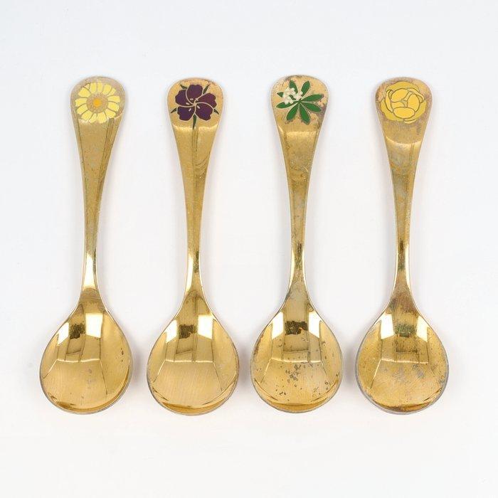 Georg Jensen, Jaarlepels - Lepel (4) - .925 zilver, Antiek en Kunst, Antiek | Goud en Zilver