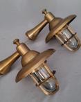Doorgang lamp, hanglampen (2) - Glas, Koper, Messing -