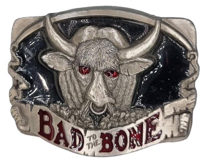 Bull bad to the bone Riem Buckle/Gesp, Kleding | Heren, Riemen en Ceinturen, Verzenden
