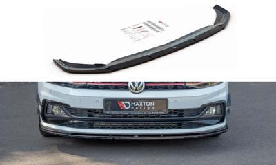 Voorspoiler VW Polo MK6 GTI Glans Zwart, Auto-onderdelen, Carrosserie en Plaatwerk, Ophalen of Verzenden