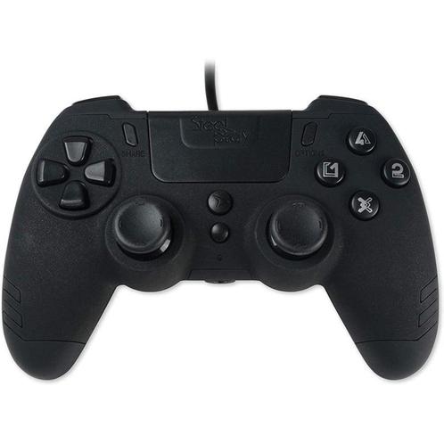 Steelplay MetalTech Wired Controller Ebony Black, Spelcomputers en Games, Spelcomputers | Sony PlayStation 4, Zo goed als nieuw