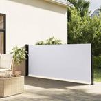 vidaXL Windscherm uittrekbaar 120x600 cm wit, Tuin en Terras, Verzenden, Nieuw