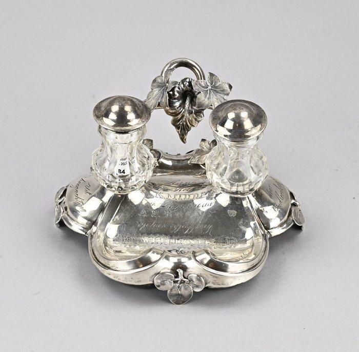 kempen - J.M. van Kempen - Inktpot - Zilver, Antiek en Kunst, Antiek | Goud en Zilver