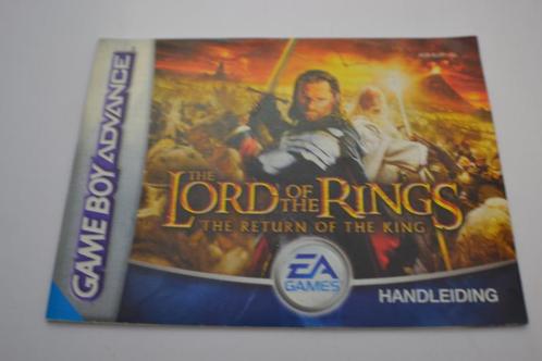 Lord of the Rings: The Return of the King (GBA HOL MANUAL), Spelcomputers en Games, Spelcomputers | Nintendo Portables | Accessoires