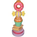 Sweet Candy Kandelaar met Donut Multicolor - 12x31cm, Huis en Inrichting, Woonaccessoires | Kandelaars en Kaarsen, Nieuw, Verzenden