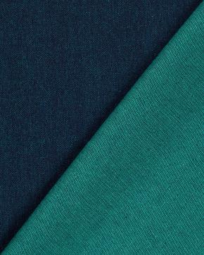 Denim Dubbelzijdig Petrol, Hobby en Vrije tijd, Stoffen en Lappen, Blauw, Nieuw