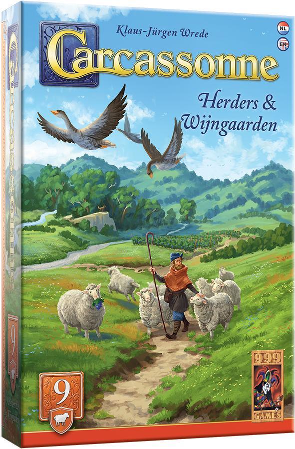 Carcassonne - Herders & Wijngaarden Uitbreiding (2025) | 999, Hobby en Vrije tijd, Gezelschapsspellen | Bordspellen, Nieuw, Verzenden