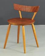 Vintage walnoten bijzetstoel, Huis en Inrichting, Stoelen, Nieuw