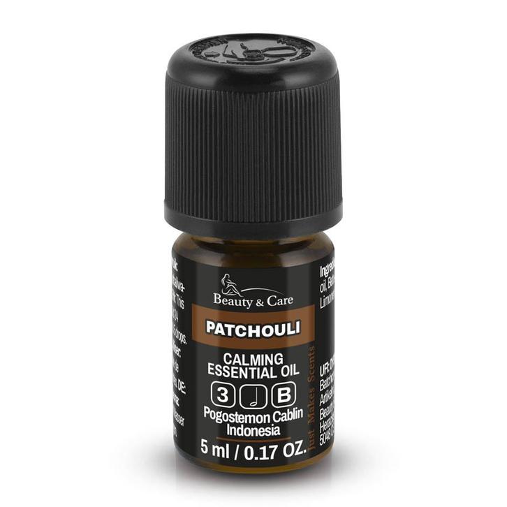 Beauty & Care Patchouli olie 5 ml.  new, Sport en Fitness, Gezondheidsproducten en Wellness, Aroma, Nieuw, Ophalen of Verzenden